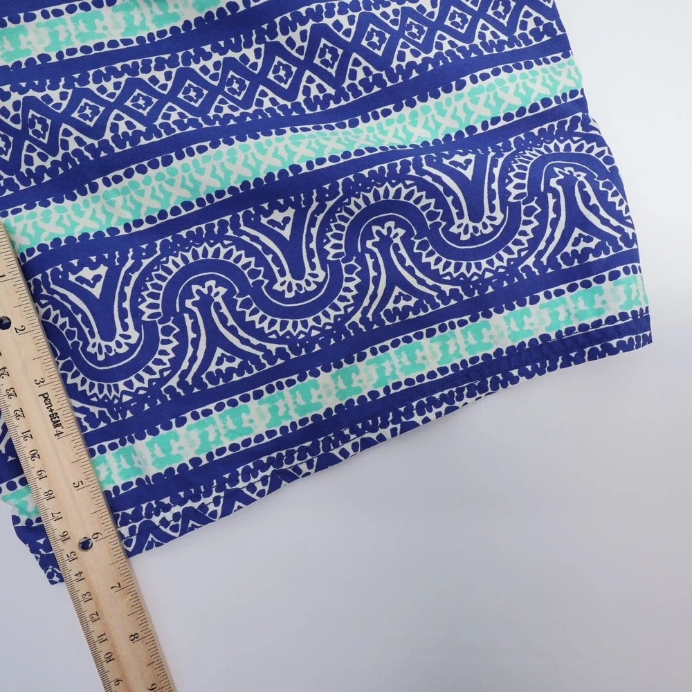 Vineyard Vines Men's‎ Swim Trunks Shorts Blue Patterned Swimsuit Size L